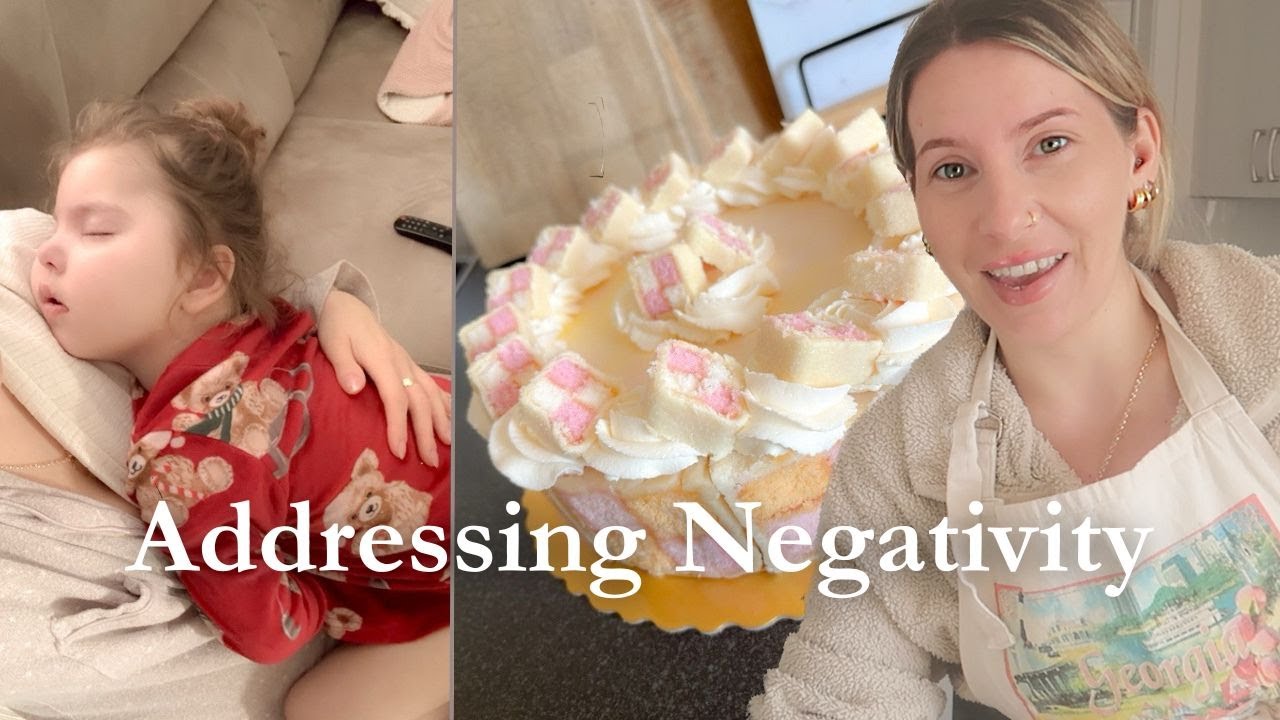 WHAT A WEEK! Sickness & Seizures, Battenberg Cheesecake & Addressing Negative Comments
