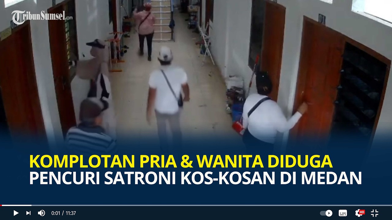 Viral Komplotan Pria dan Wanita Diduga Pencuri Satroni Kos-kosan, Ketuk Pintu hingga Ancam Penghuni