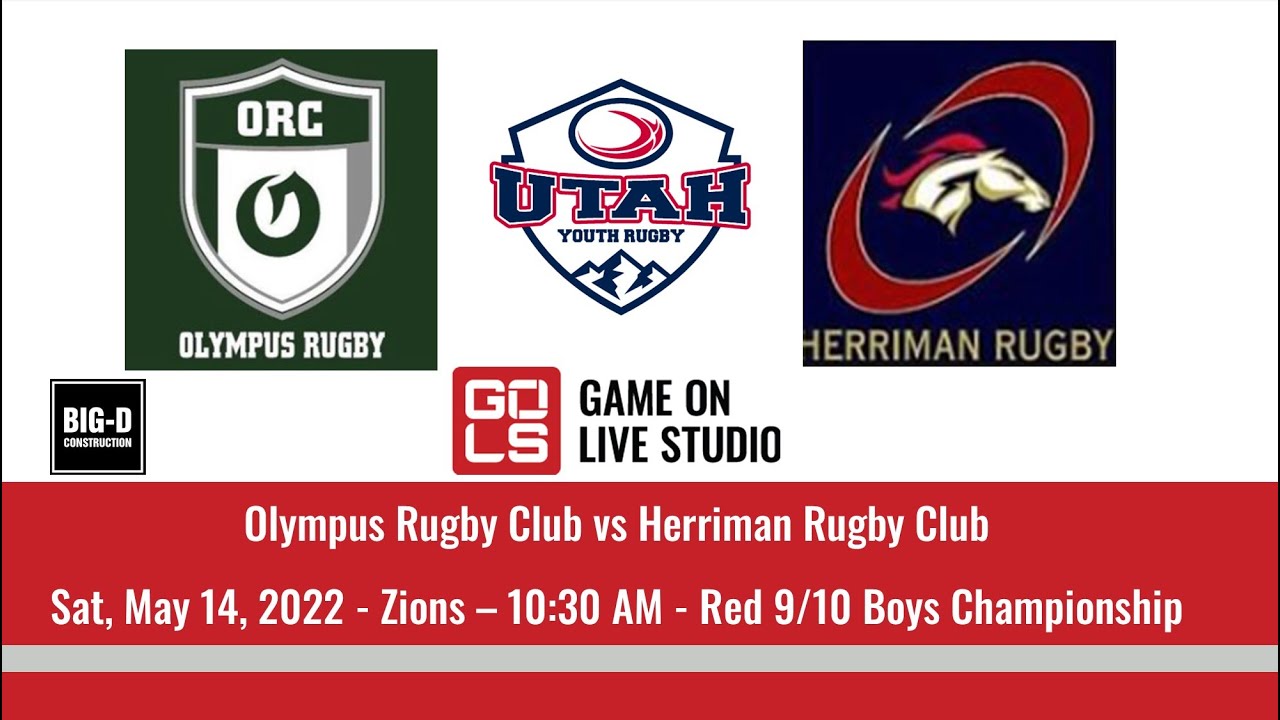 2022 Utah Youth Rugby Red 9/10 Boys Championship | Olympus vs Herriman | 5/14/2022 10:30 AM