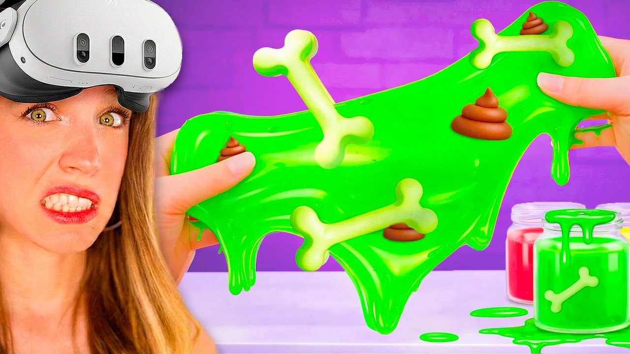 HAGO *SLIME* en REALIDAD VIRTUAL y SALE MAL... 😱 (Día 2 en Slime Lab VR)