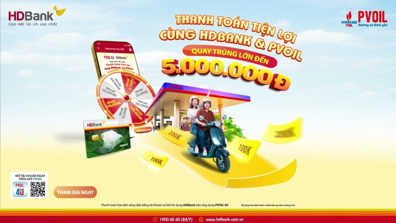 HDBANK - HƯỚNG DẪN LIÊN KẾT TÀI KHOẢN HDBANK VÀ PVOIL4U - CHO KHÁCH HÀNG HIỆN HỮU