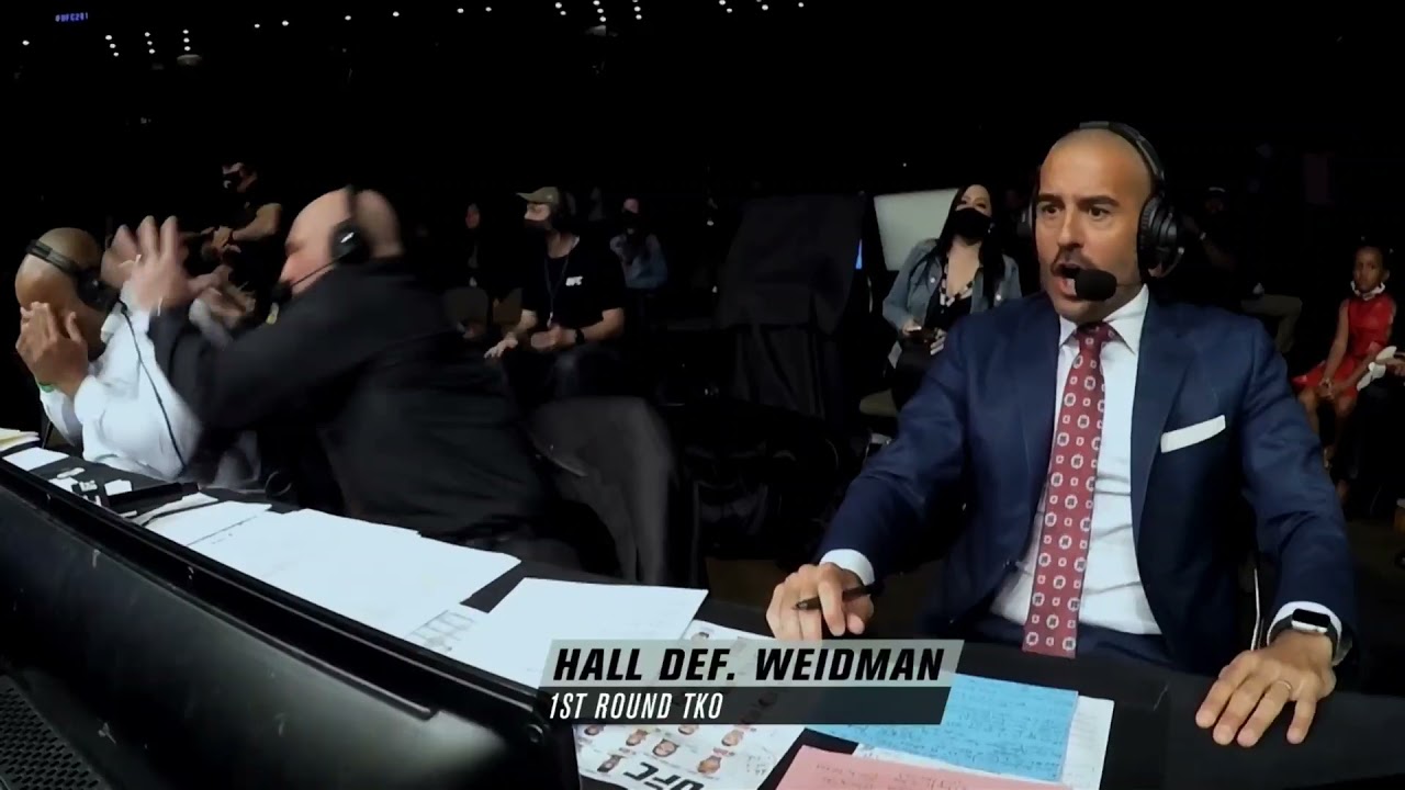 Uriah Hall vs Chris Weidman post reactions