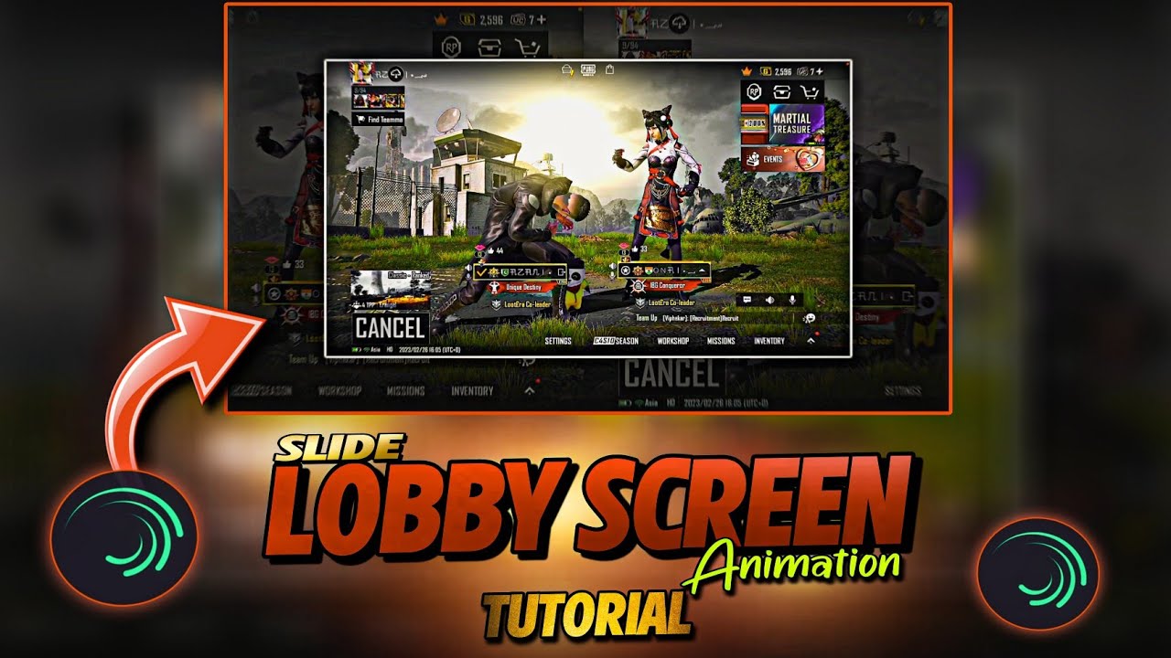 Lobby Screen Slide Animation 😱 in Alight Motion Tutorial | Flip Animation Tutorial | Mr TOM Playz