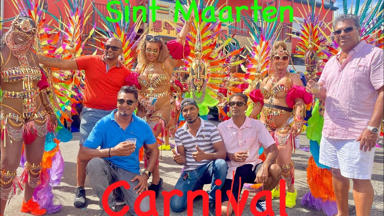 Guyanese 🇬🇾 Celebrating Carnaval in Sint Maarten 2025 4K #carnival #parade #festival