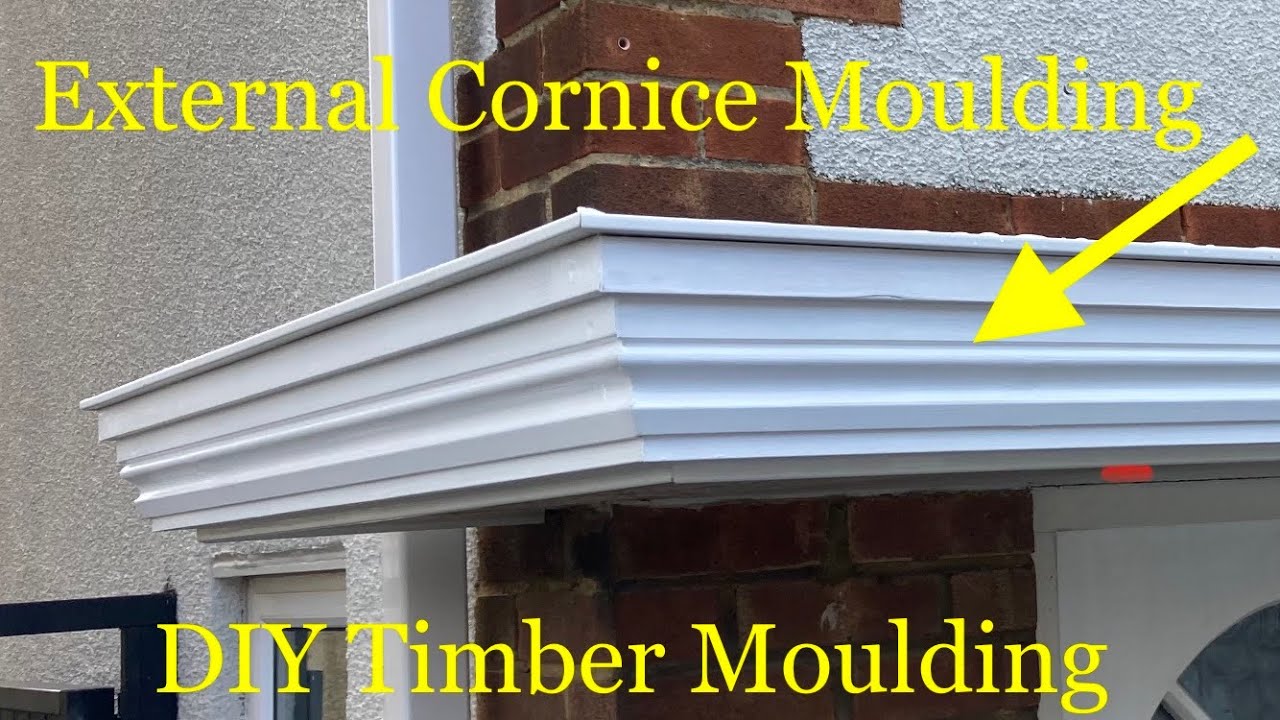 External Timber Cornice Moulding DIY
