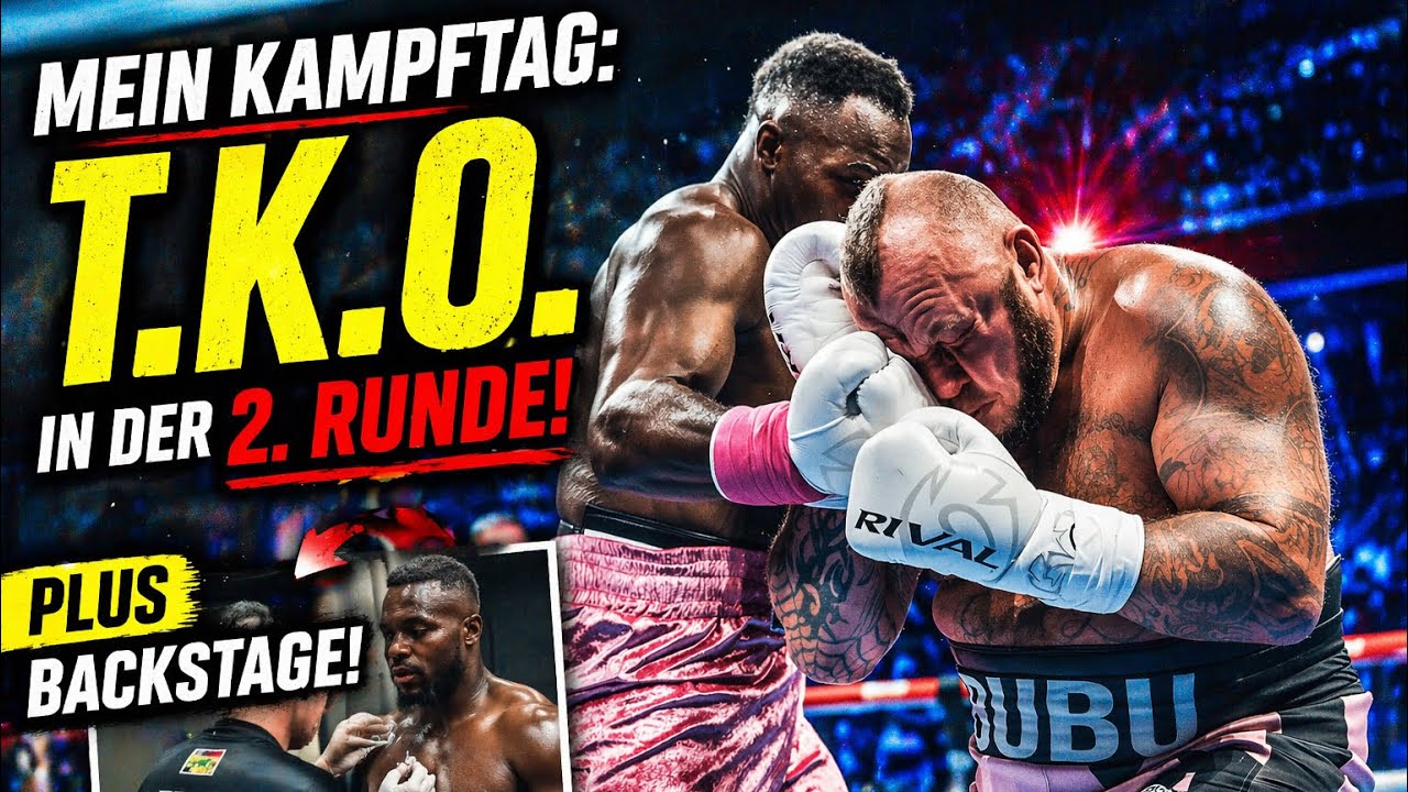 Mein Kampftag: Fight & T.K.O. in Runde 2! Backstage|Sieg Nr. 3| #boxen #nelvietiafack #agitkabayel