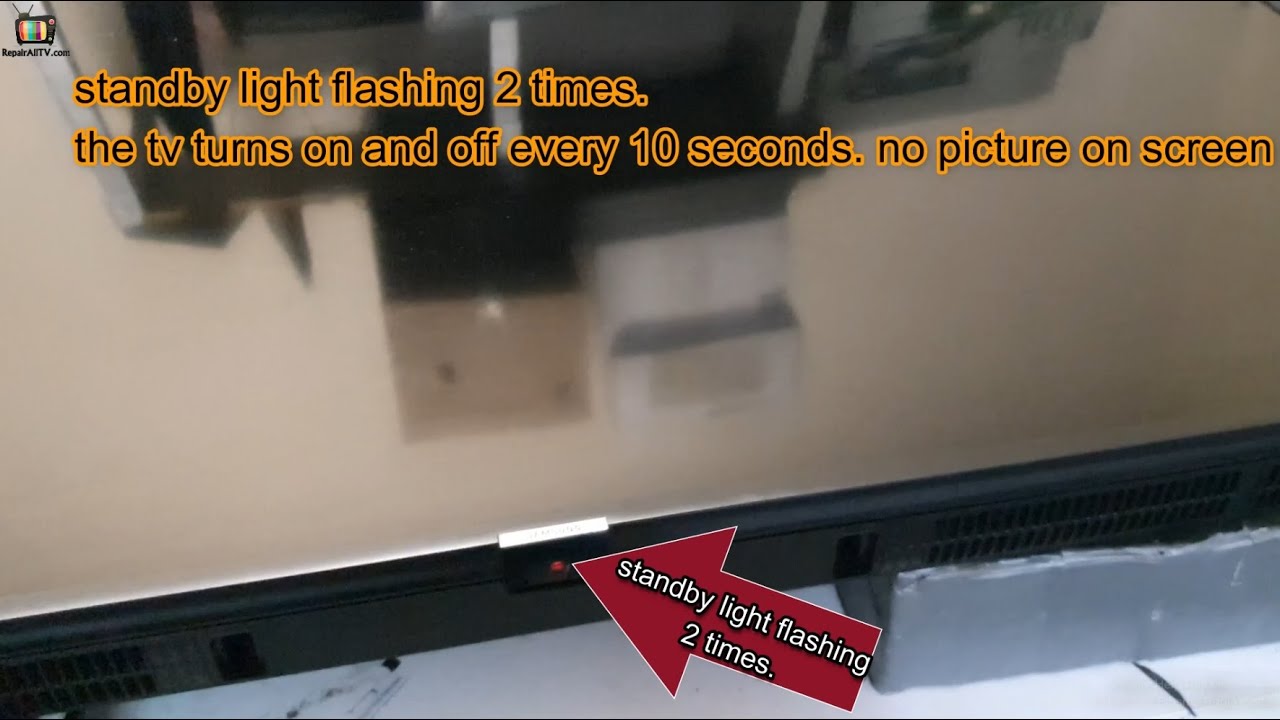 SAMSUNG UE55NU7170U The TV turns on and off. every 10 seconds no picture on the screen