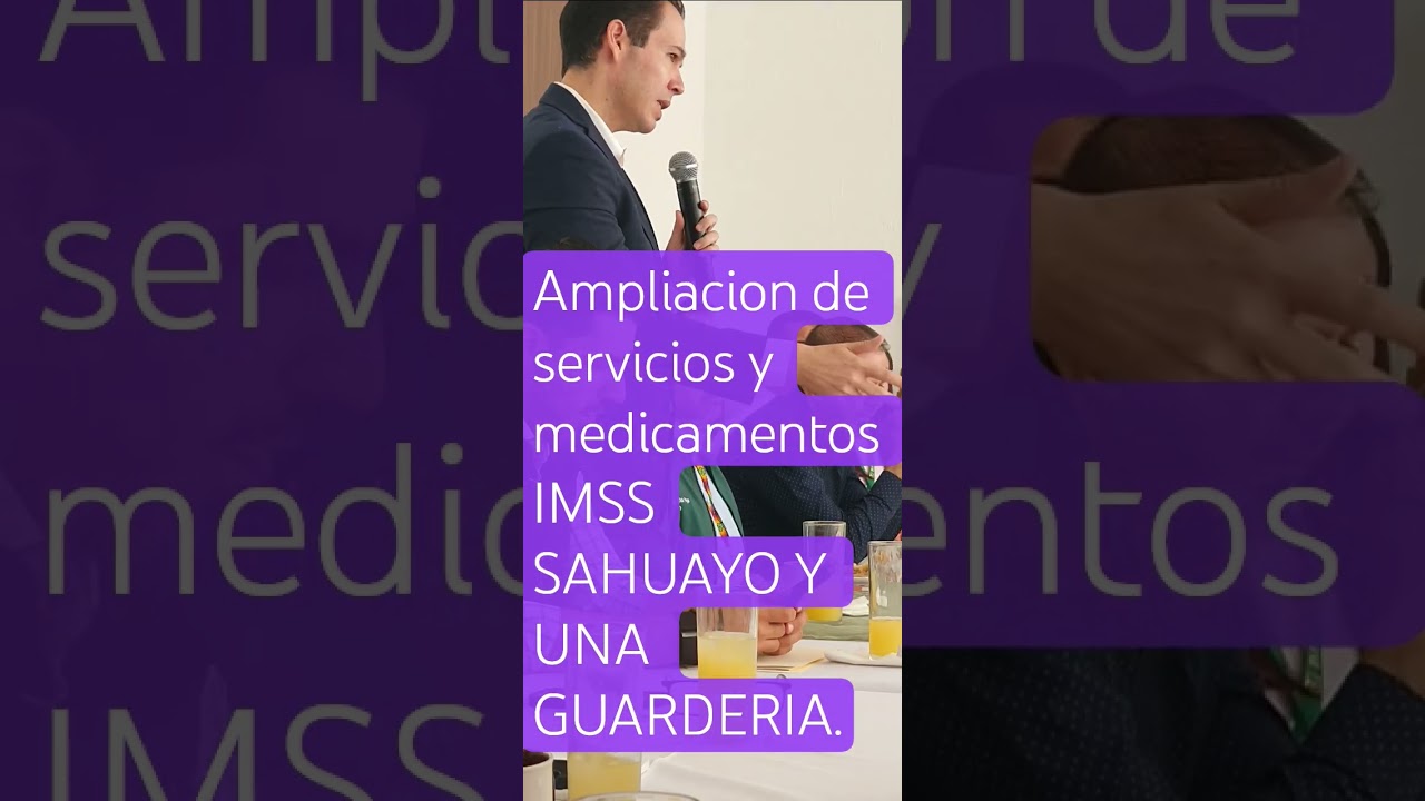 DIPUTADO LOCAL LIC. ALFREDO ANAYA OROZCO INFORMA LOGROS PARA SAHUAYO DEL IMSS #AlfredoAnayaOrozco