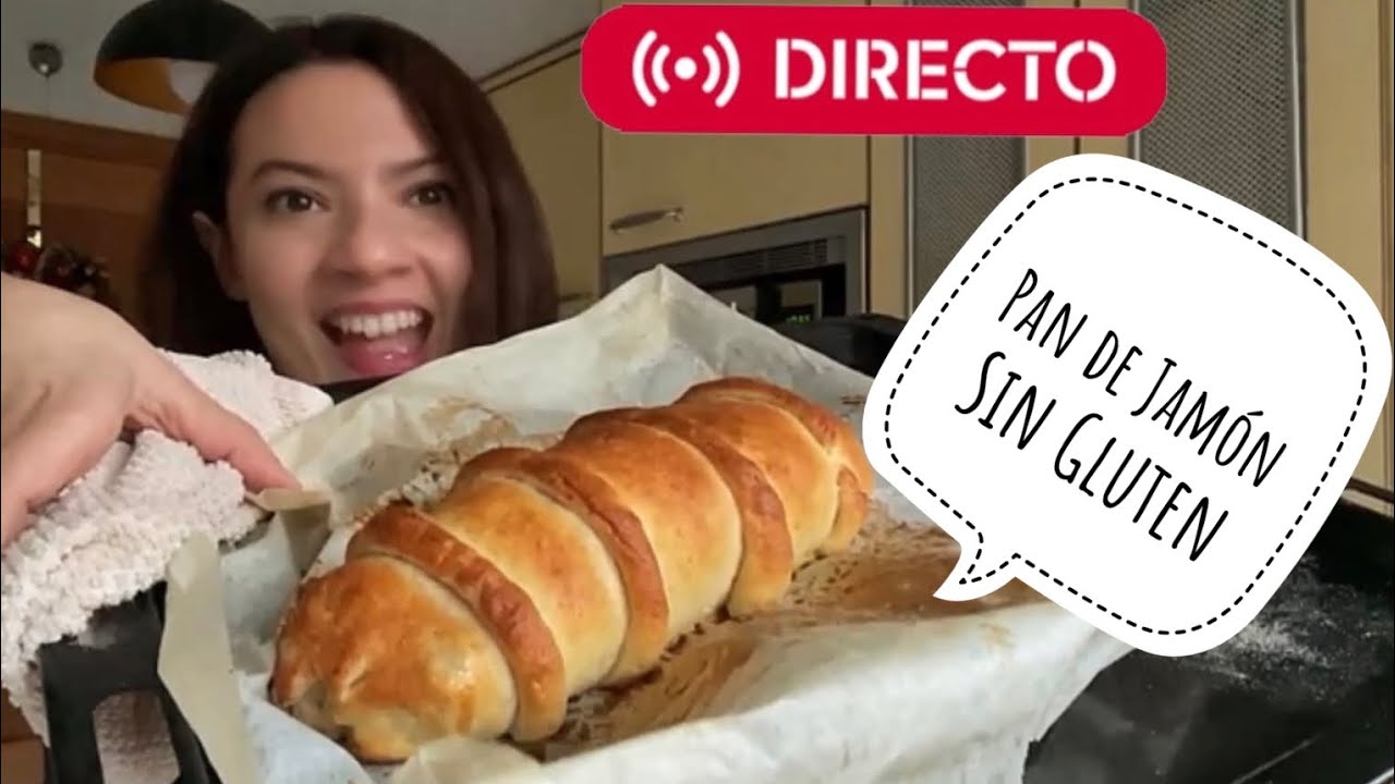 Te enseño en DIRECTO!!cómo hacer PAN DE JAMÓN SIN GLUTEN y Sin  Lactosa
