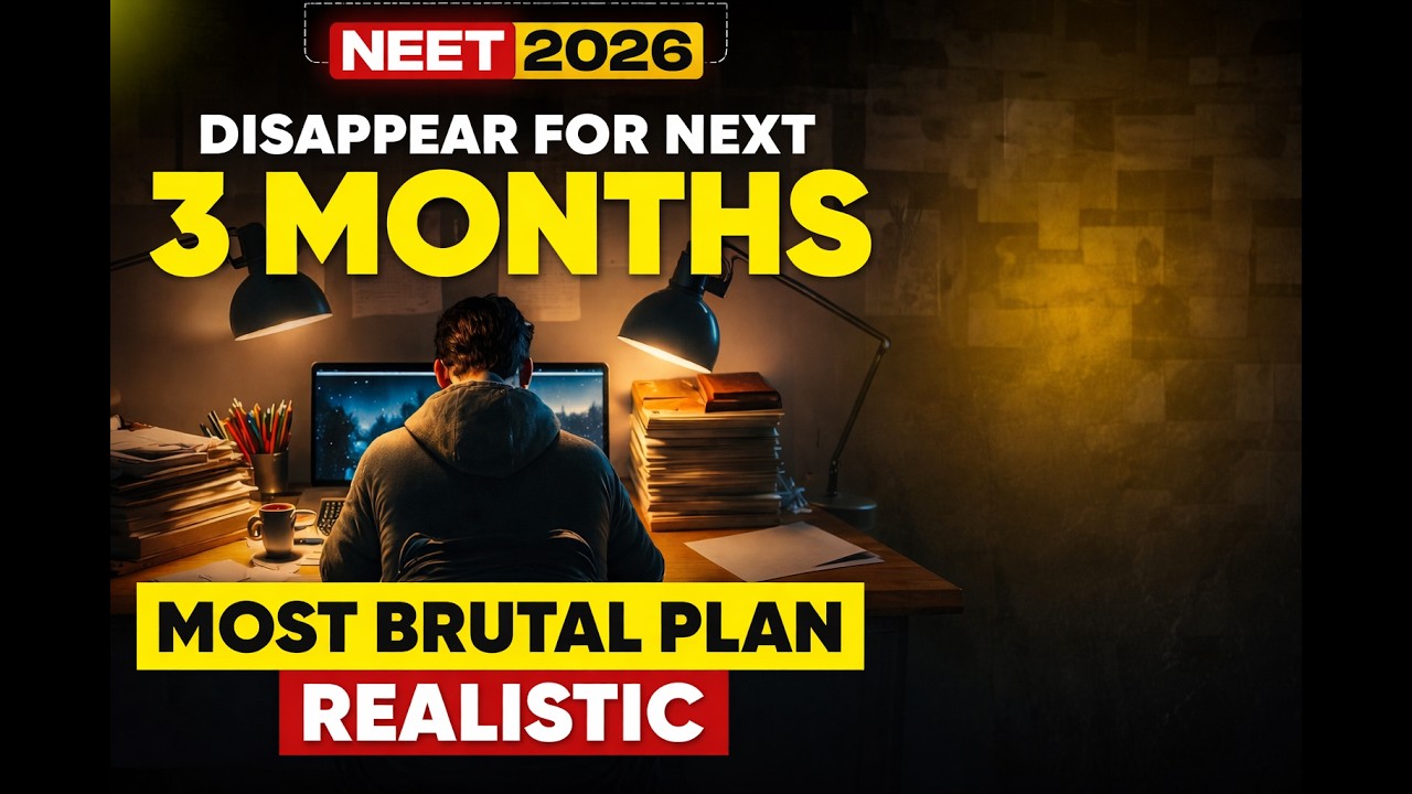 3 Months Left for NEET 2026: Disappear Mode Strategy to Boost Rank | GG Sir