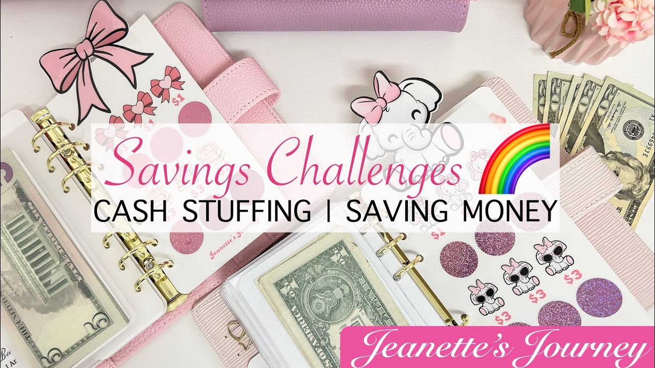 SAVINGS CHALLENGES | CASH STUFFING | COLORFUL DOLLAR | LOW INCOME