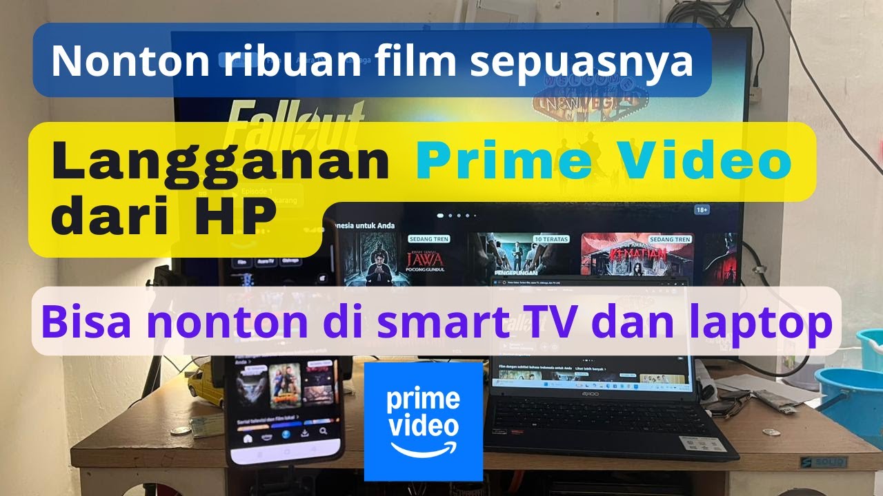 Cara langganan Prime Video lewat HP, bisa menonton di TV dan laptop