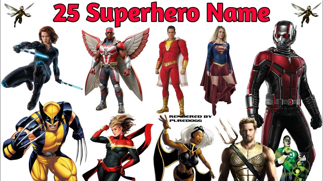 सुपरहीरो के नाम Superhero names for kids English Hindi Pre kids Learning | Fun Learning Super Hero