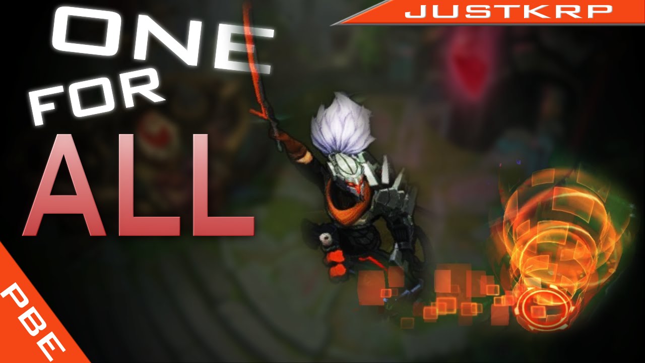 5 Yasuo vs 5 Zac One For All 2015 - League of Legends
