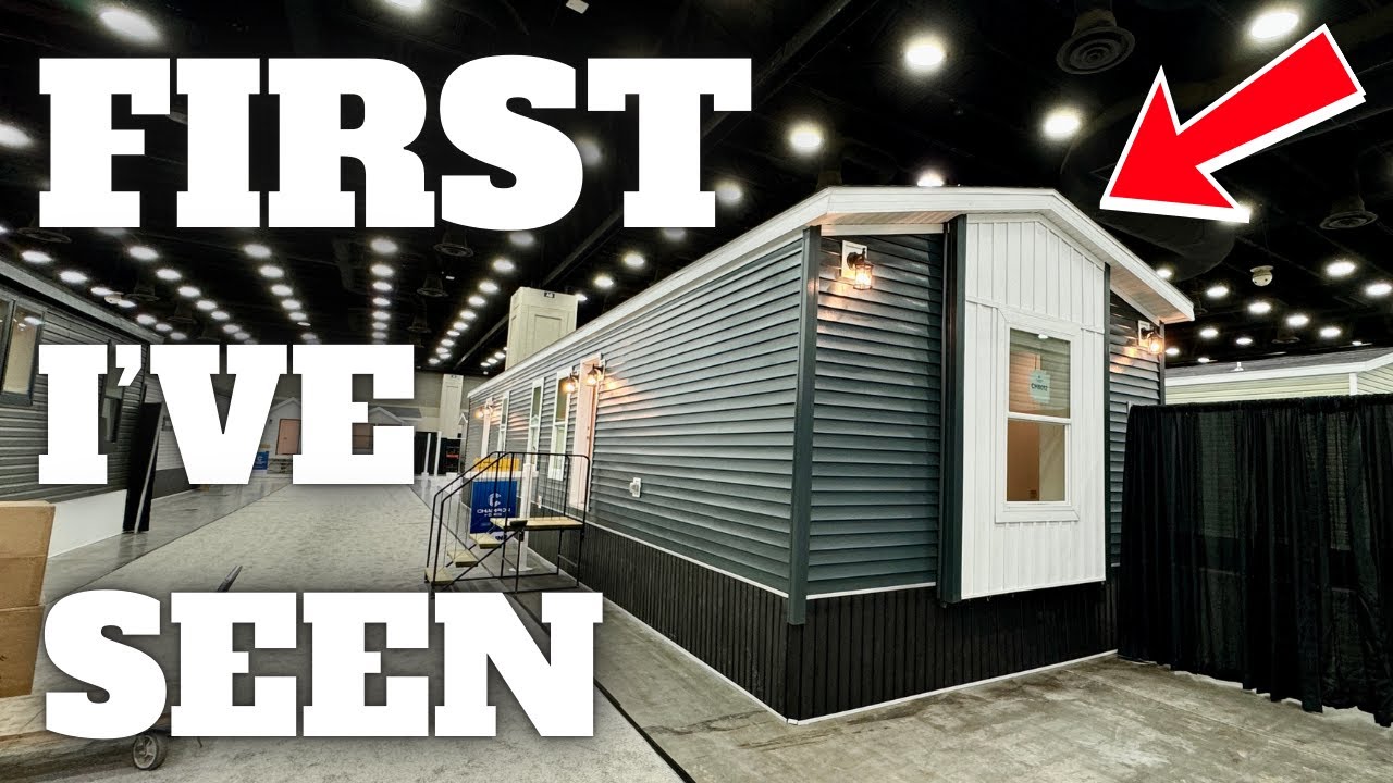 WOW, wait until you see the INSIDE of this NEW mobile home! Prefab House Tour
