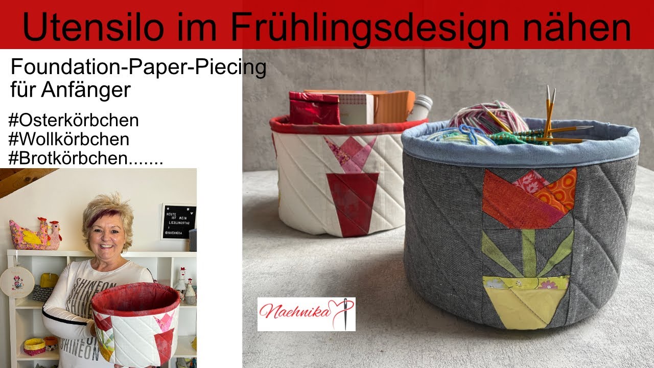 Ein Körbchen für ALLES im Blumendesign 🌸