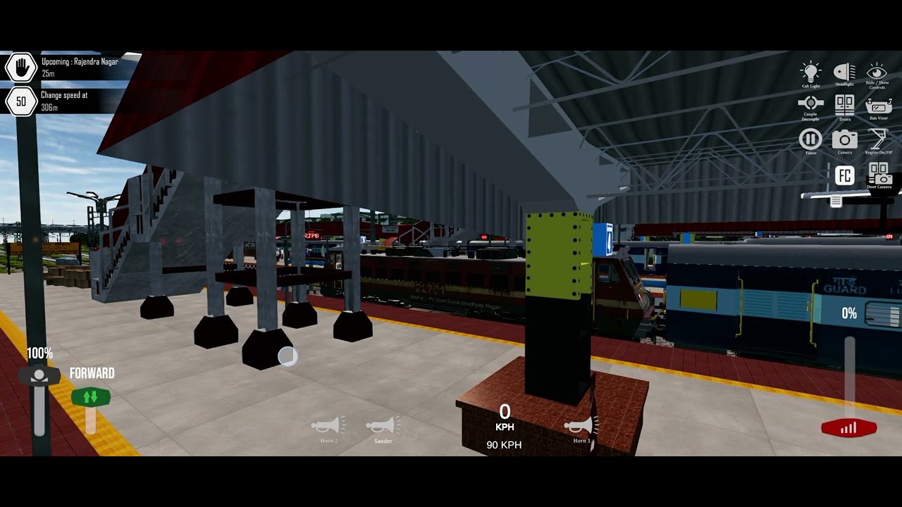 In #indiatrainsimulator#mobilegaming#androidgame#traingame#indiantrain#locopilot#railfans#trainlover