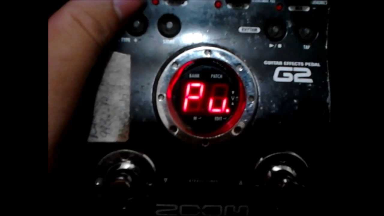 Patches ZOOM G2 - DRIVE BASE/DRIVE SOLO - Ramon Pereira