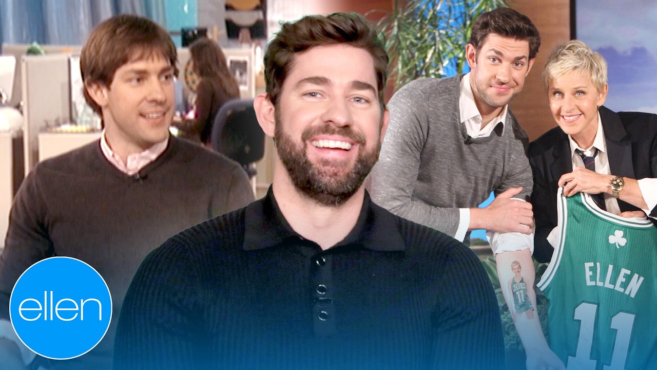 Best John Krasinski Moments on the ‘Ellen’ Show
