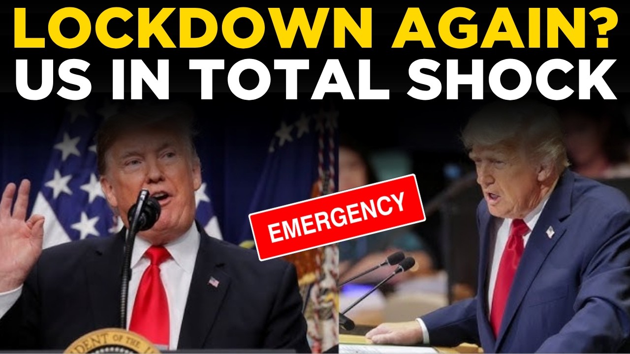 TRUMP LIVE | Lockdown Again? US In Shock As Government Orders Sudden Restrictions Nationwide
