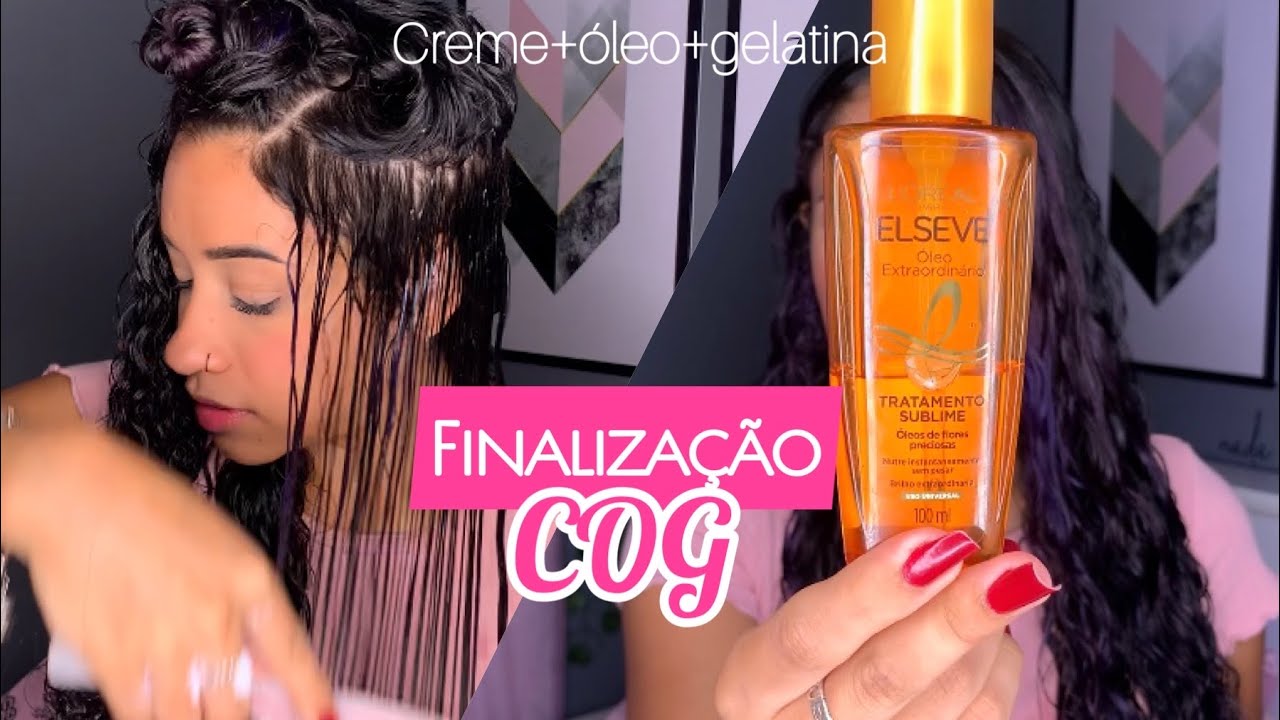 FINALIZAÇÃO COG | creme + óleo + gelatina💕