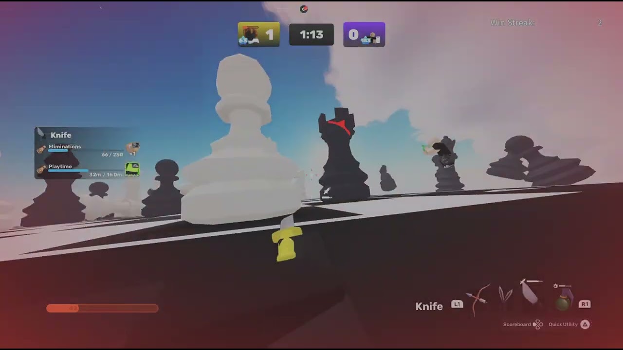 Playing rivals but im using knife pt 2