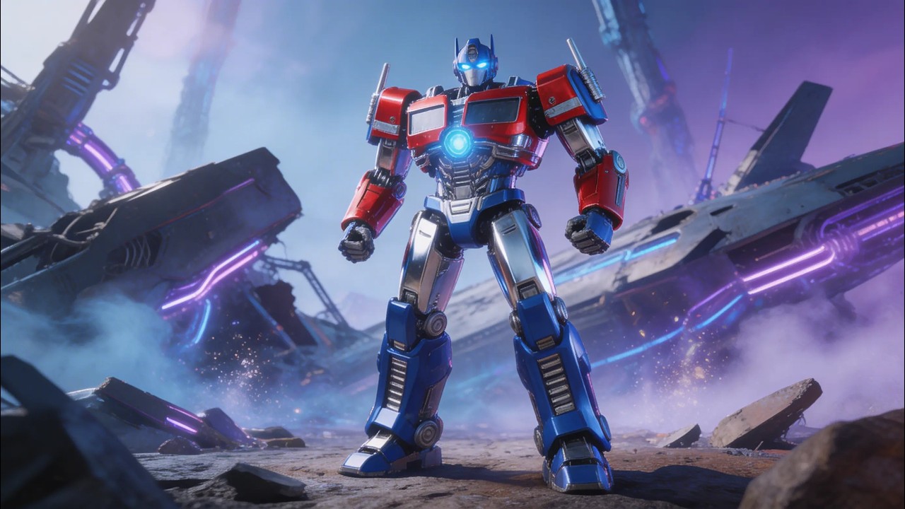 Destroyed Optimus Prime Recovered | Alien Crash Site Rebuild