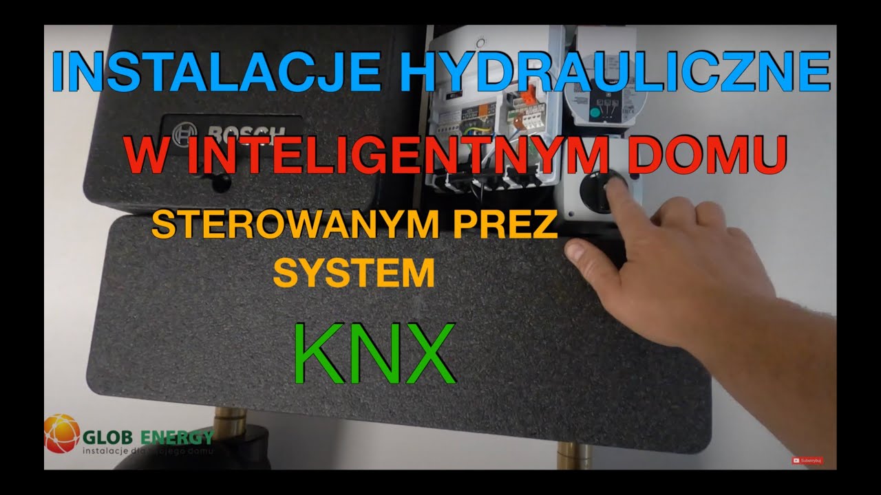 Instalacje hydrauliczne w inteligentnym budynku sterowanym przez system  KNX