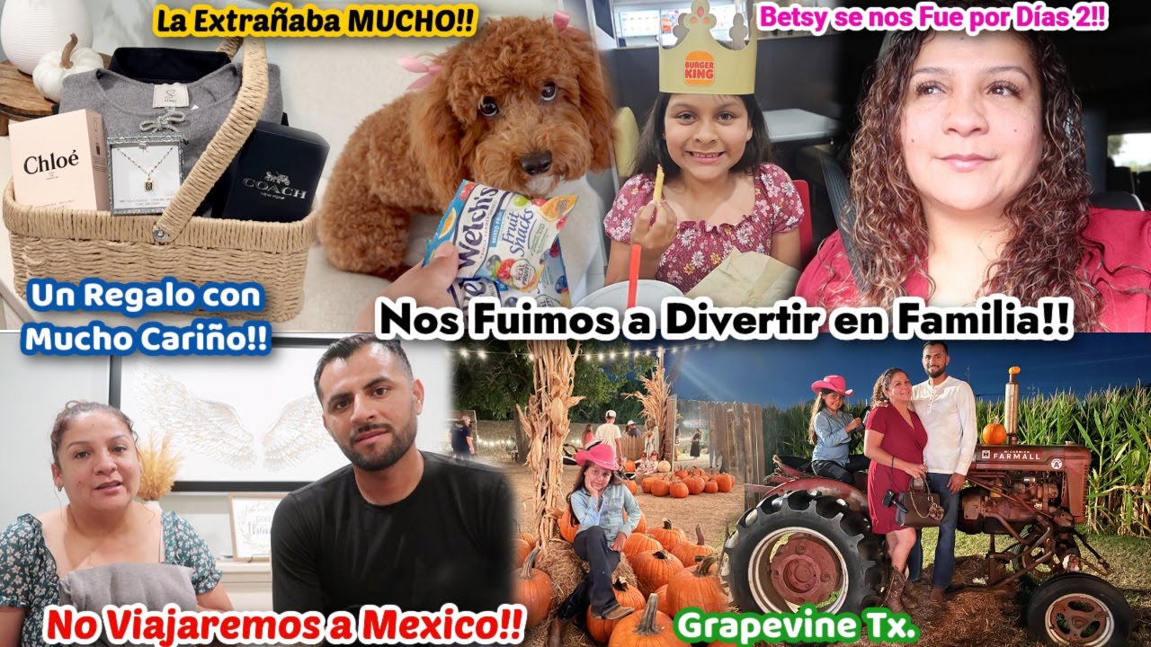 Mi Esposo la Sorprendió🙉+NO Viajaremos a Chihuahua😢🇲🇽+Nos Dieron una Linda SORPRESA🥹Tarde en Familia