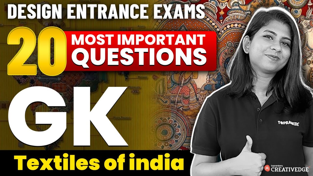 Top 20 GK Questions on Indian Textiles for Design Entrance Exams 🌟🧵