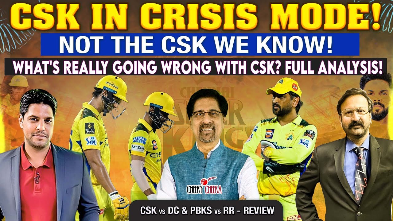 CSK IN CRISIS MODE! NOT THE CSK WE KNOW! | What's really going wrong with CSK? Full Analysis!