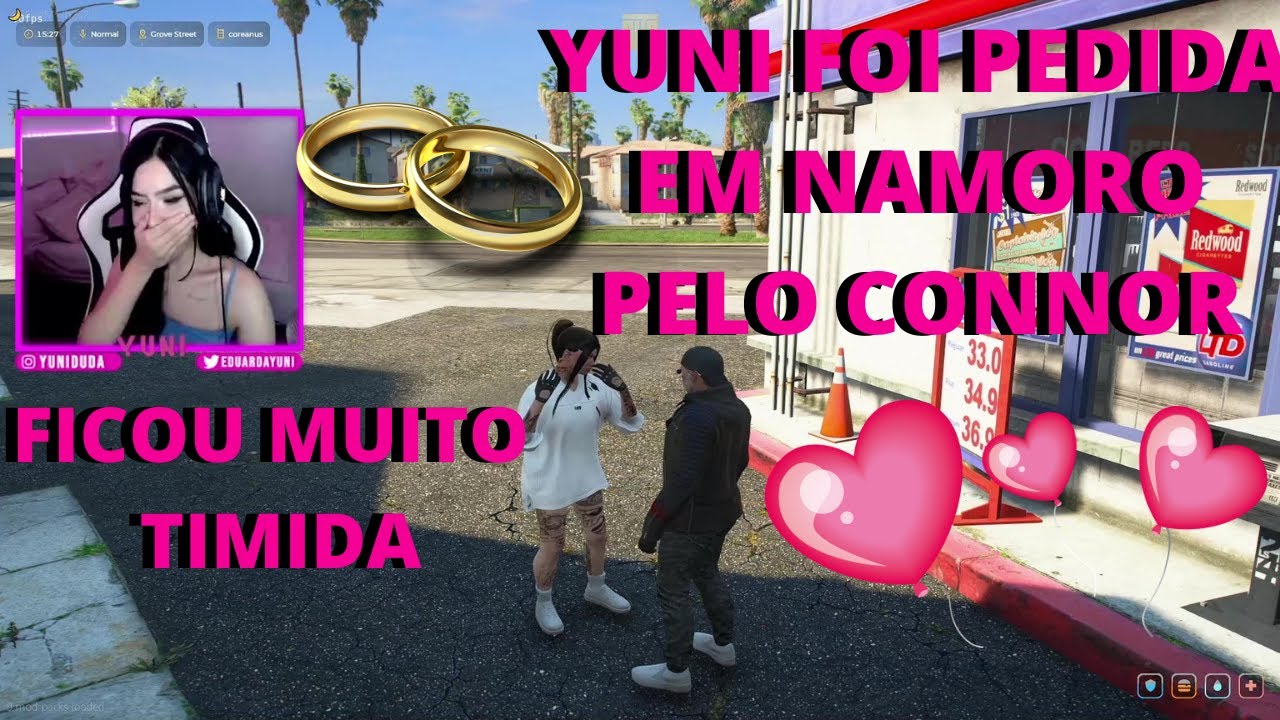 VISÃO DA YUNI SENDO PEDIDA EM NAMORO PELO CONNOR ! COMPLETO