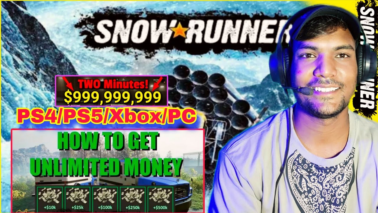 How To Add More Money In Snowrunner 😱Eseway To Add Money Its Work 100.1%😎 | trick - ps4\ps5\pc 🤑