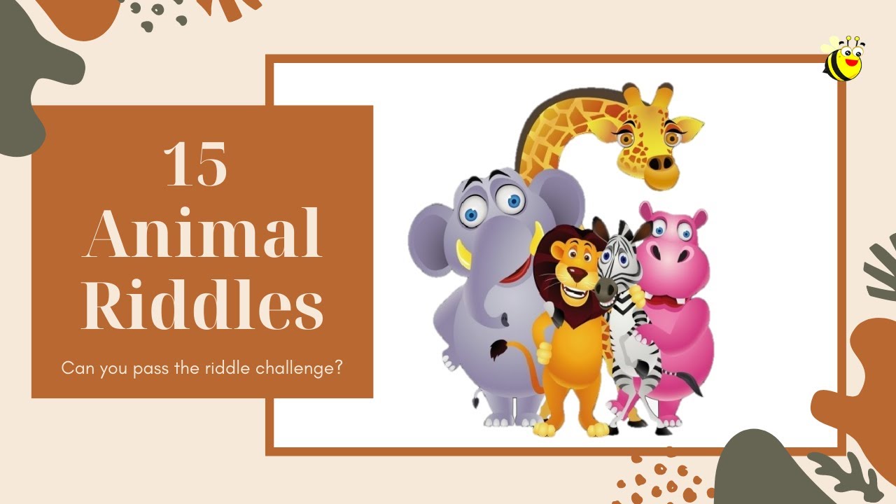 Riddles | 15 Animal Riddles With Answers | Can You Pass the Riddle Challenge | Brain Boosters