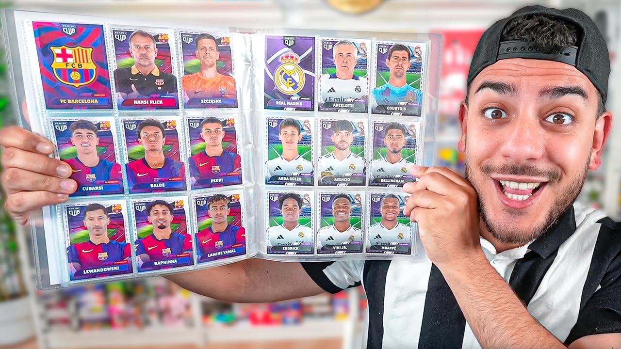 Abro MADRID & BARÇA 2025 y Completo el Álbum (ME TOCAN FIRMADAS)