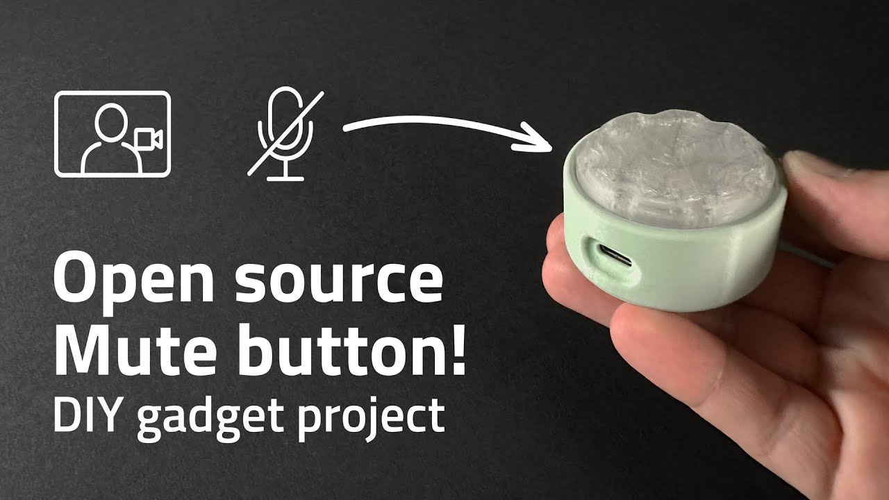 Build your own mute and volume control button with this open source project