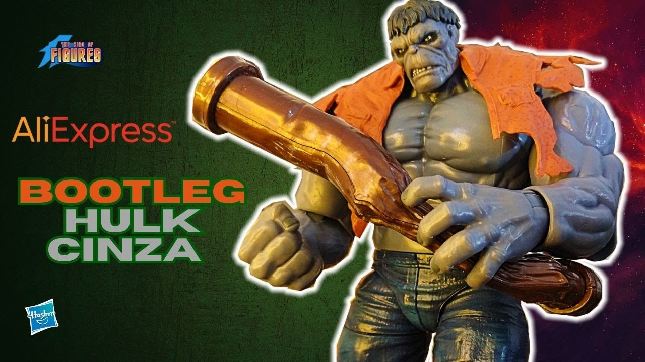 Review HULK CINZA Exclusive (ALIEXPRESS) [Grey Hulk 80th] - Marvel Legends Hasbro. Action figure.