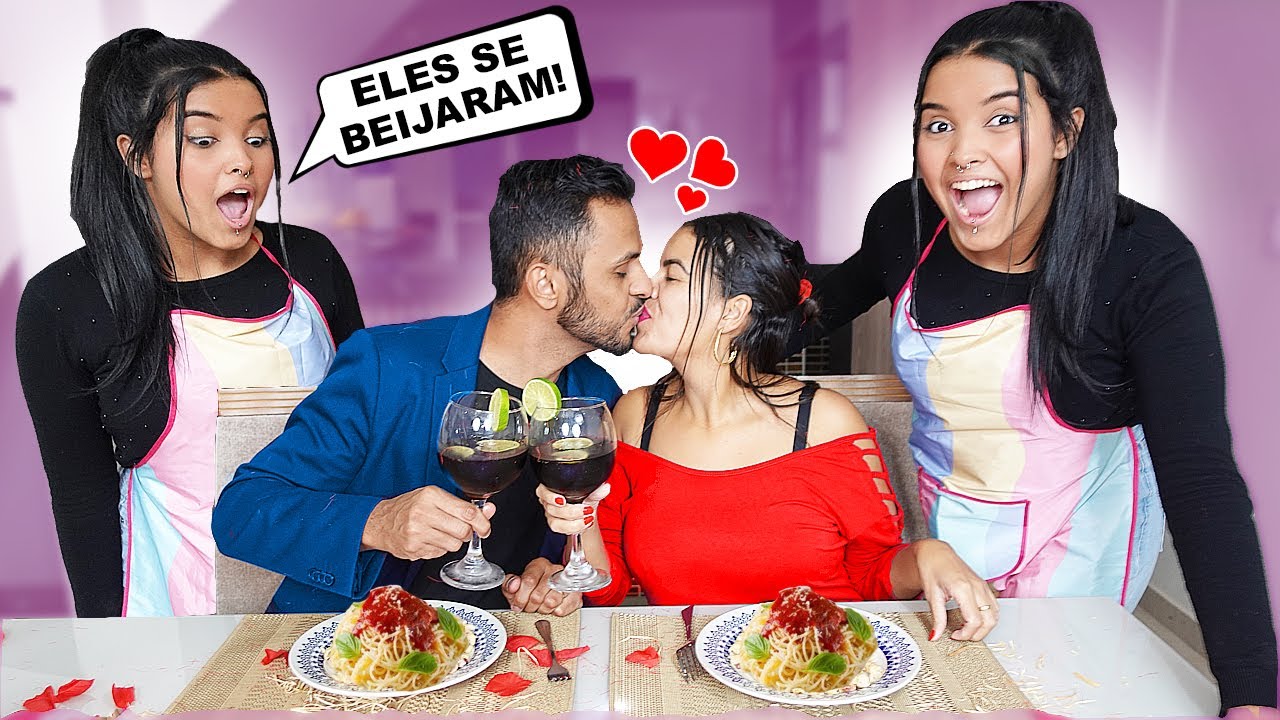 GÊMEAS NA COZINHA - FIZEMOS UM JANTAR RÔMANTICO PARA NOSSOS PAIS E ELES SE BEIJARAM!