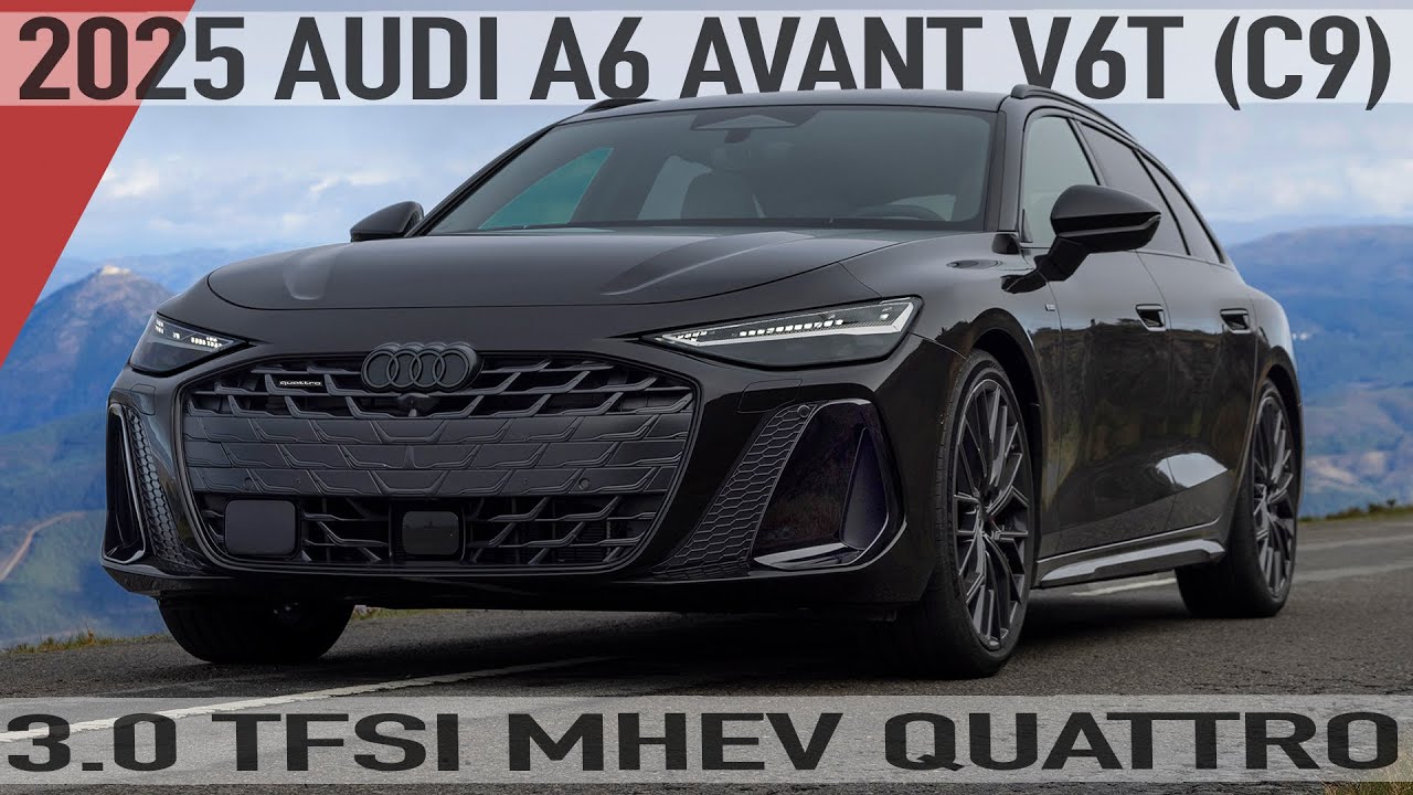 1ST TEST! 2025 AUDI A6 AVANT 3.0TFSI V6 367HP QUATTRO - Sounds, 0-100kmh, launches & all the details