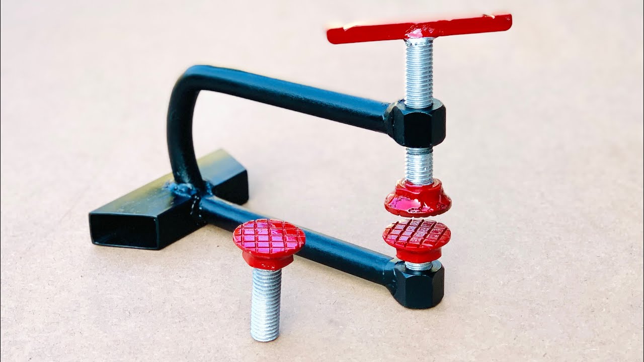 Instructions how to make simple c clamps | C clamp diy
