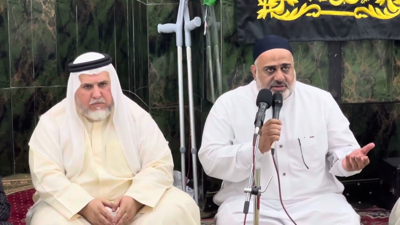 المنشد الشيخ حسين الياخندي  قصيدة لرض المدينة ياحوادي اخذوني