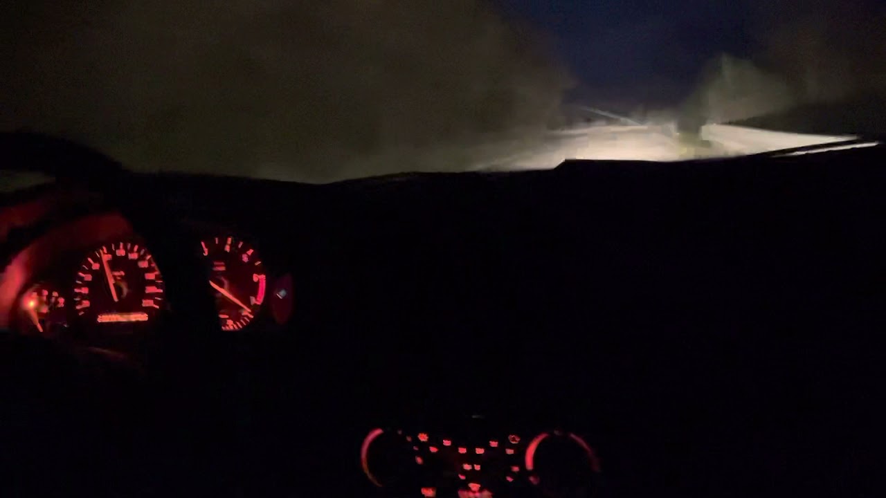 BMW E36 325i night touge run