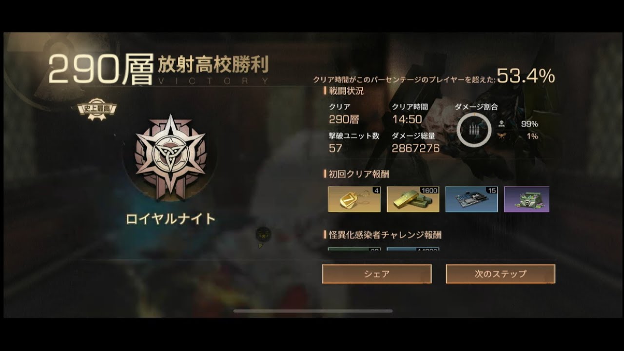もうこれで終わってもいい、だから　ありったけを290F　※高校中反応できません。　#ライフアフター