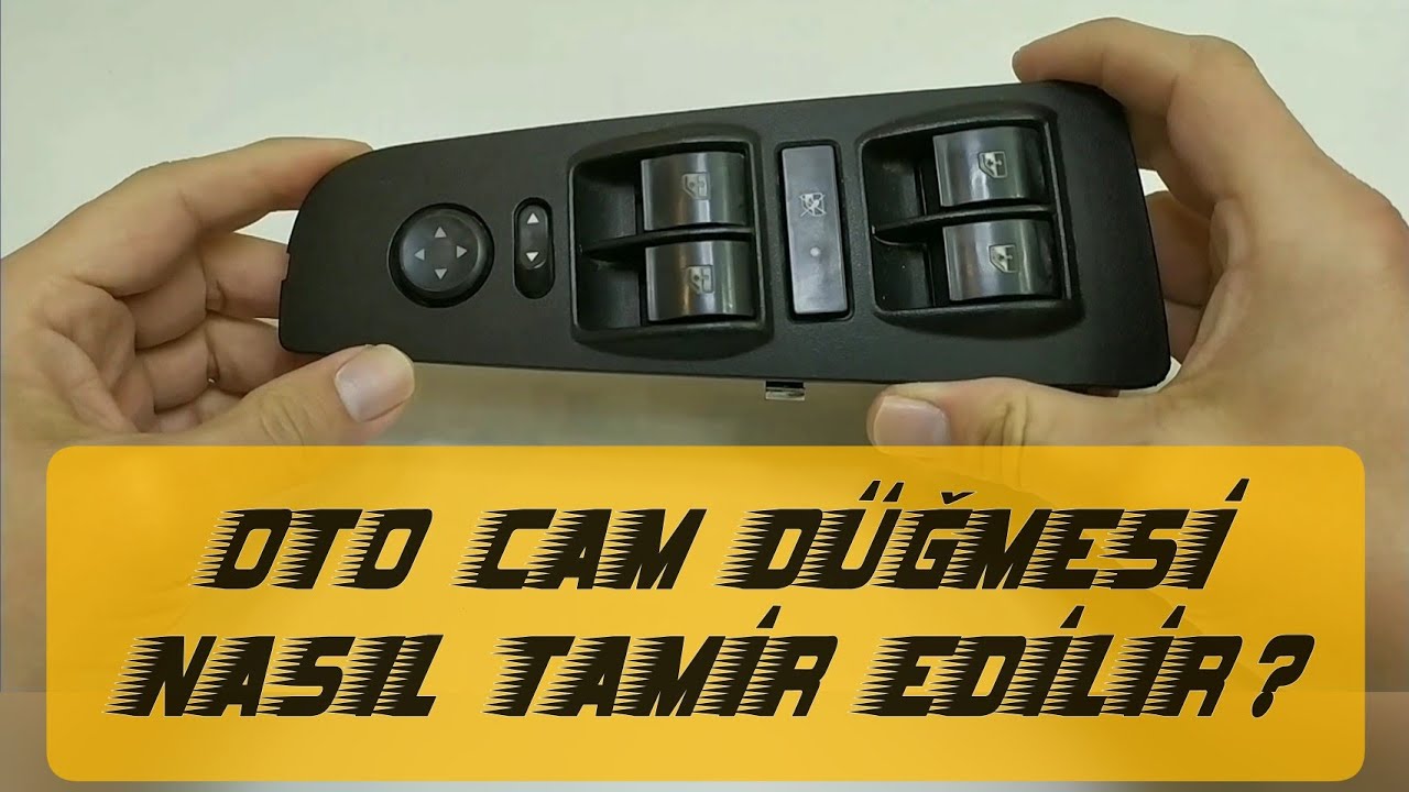 Araçların Otomatik Cam Düğmesi Nasıl Tamir Edilir? Oksitlenme Varsa!