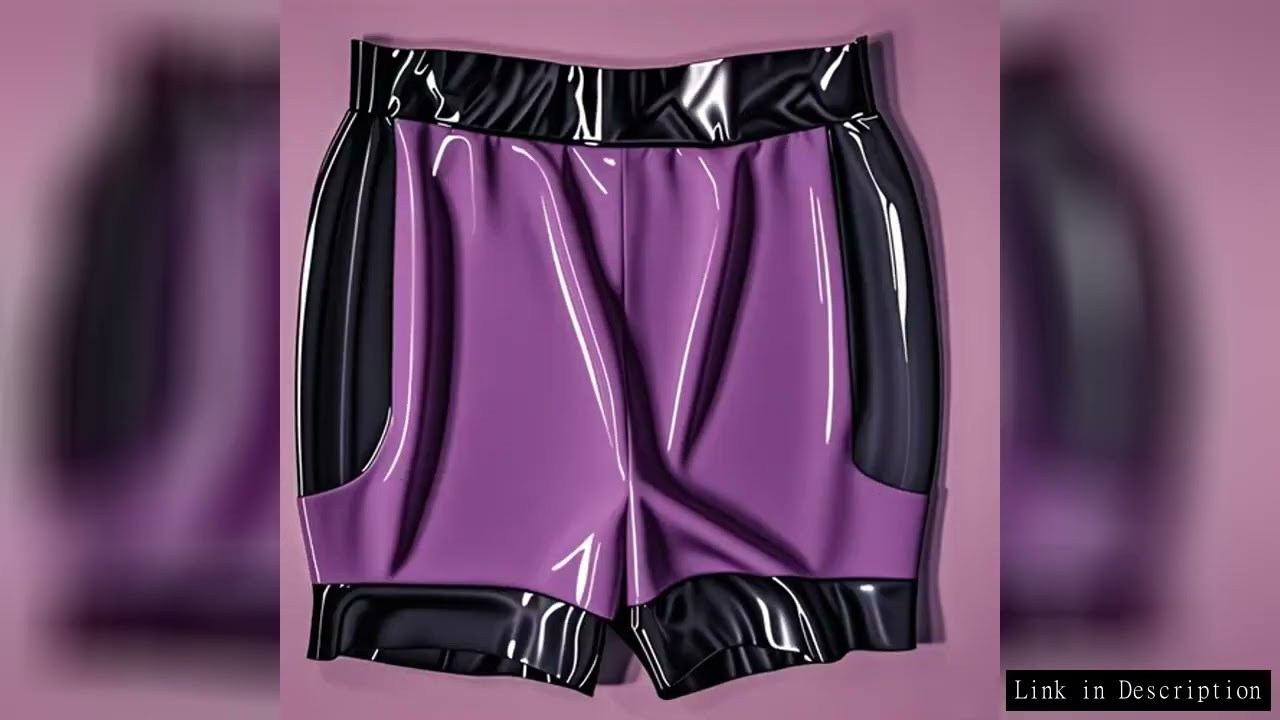 Latex Rubber Gummi Catsuit Fashion sports shorts Tight Cosplay Purely handmade Sexy