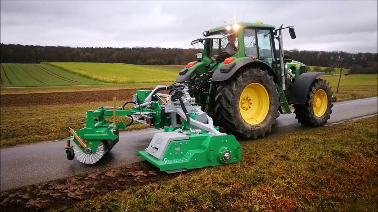 HEN-Bankettpflegemaschine, Neuheit für Bankettbau und Stabilisierung! | HEN AG #henag #bankettpflege