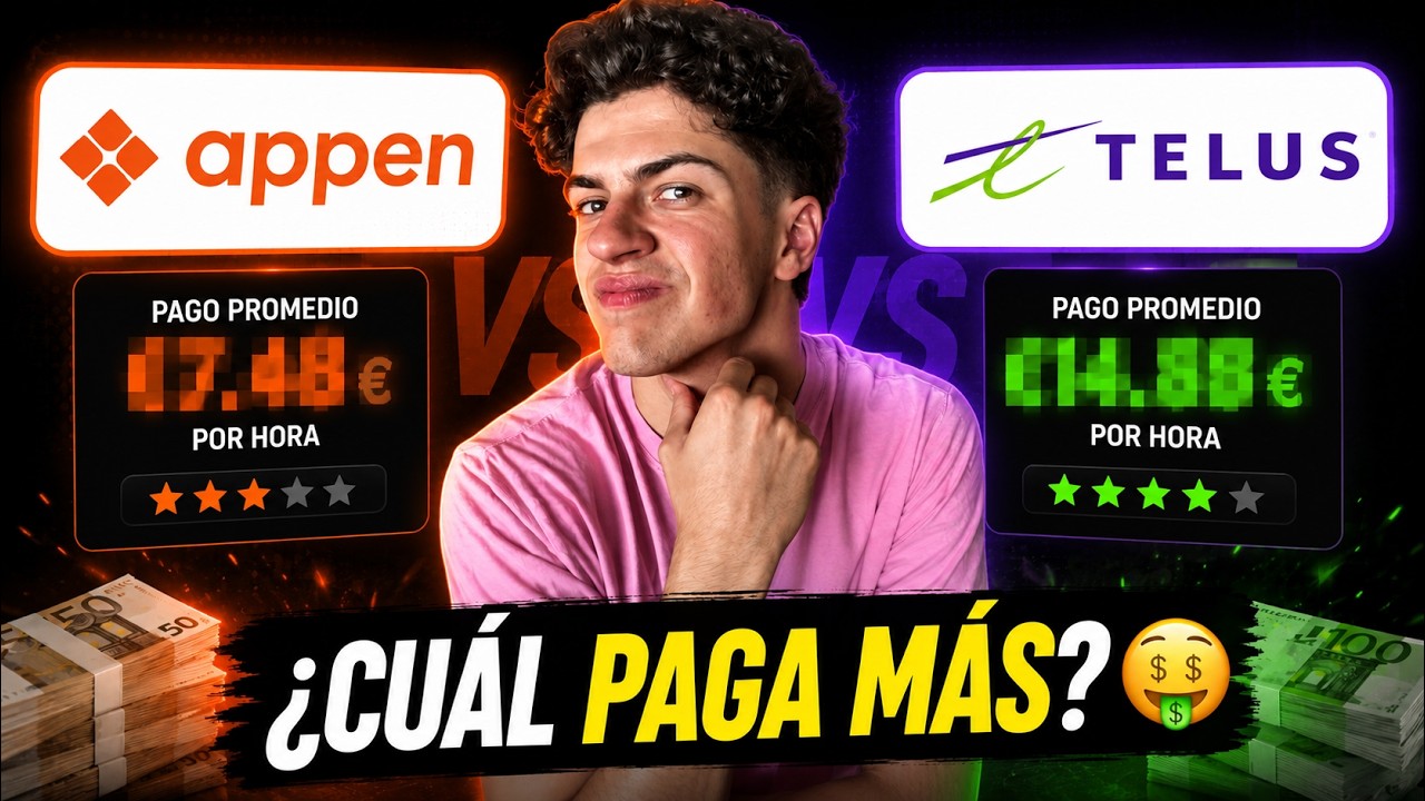 Appen vs Telus: &iquest;Cu&aacute;l Paga M&aacute;s en 2026?💰
