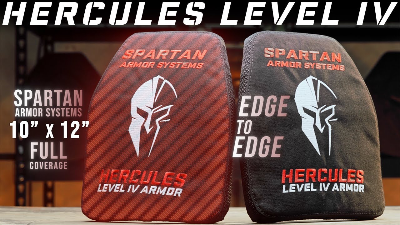 Hercules Level IV Ceramic Body Armor Plates by Spartan Armor Systems