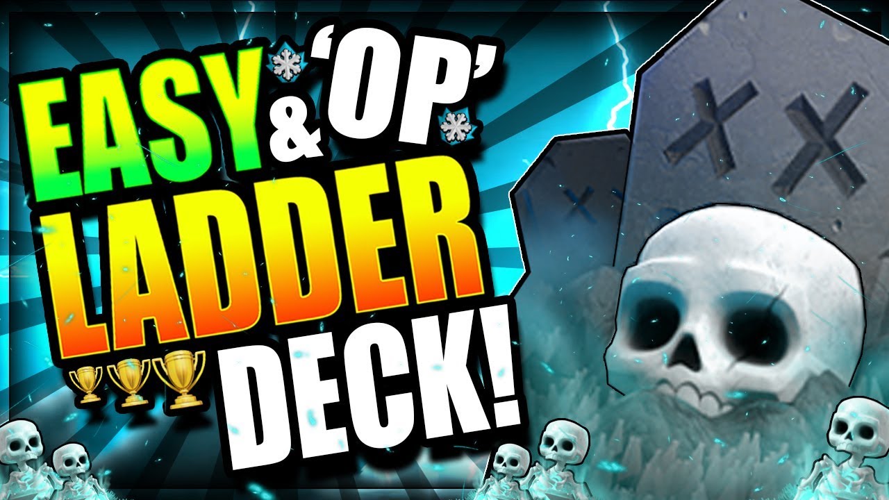 MY NEW FAVORITE GRAVEYARD DECK!! BEST LADDER DECK! Clash Royale Graveyard Deck 2018