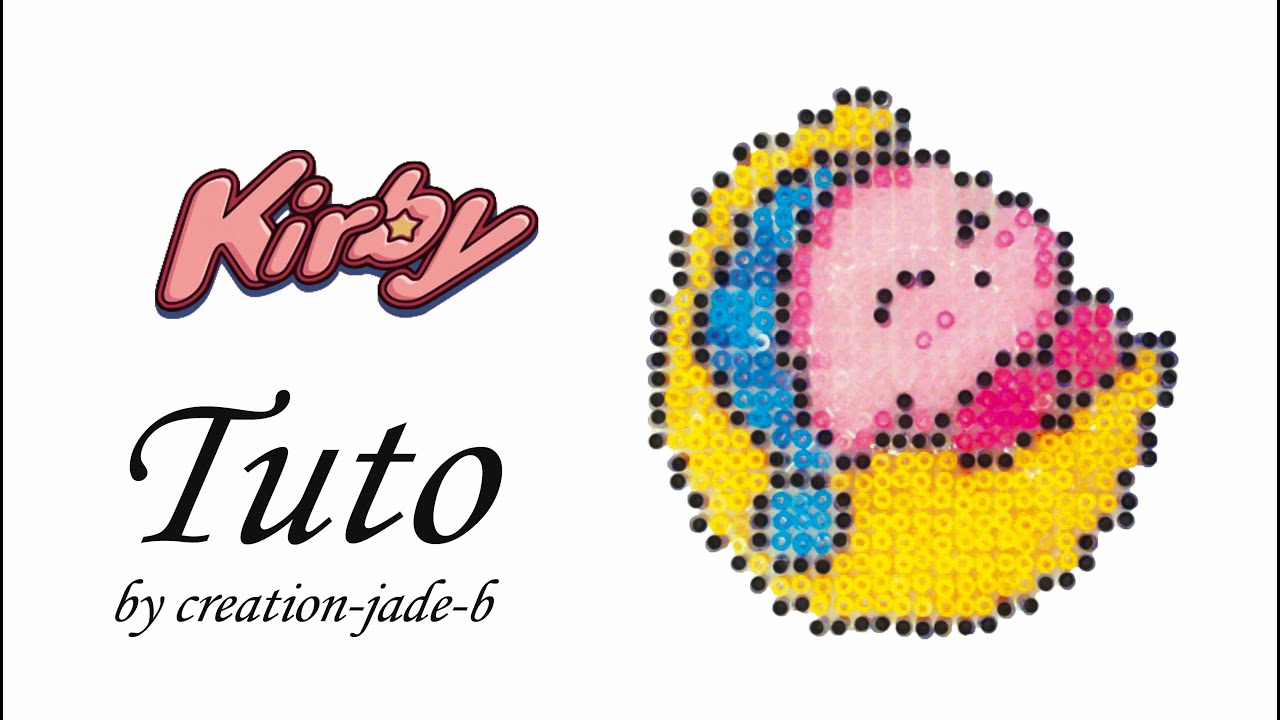 Tuto Perles à repasser (Hama) - Kirby !